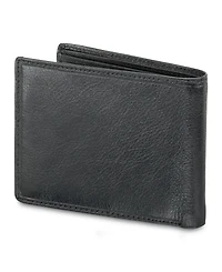 Men's Mancini Equestrian2 Collection Rfid Secure Billfold with Removable Left Wing Passcase and Coin Pocket