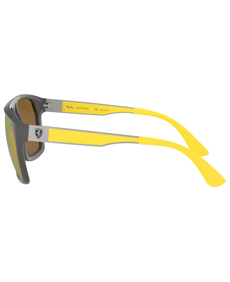 Ray-Ban Men's Polarized Sunglasses, RB4309M Scuderia Ferrari Collection 60