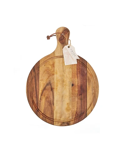 Twine Country Home Acacia Wood Artisan Cheese Paddle