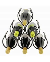 Twine Wine Shrine Metal Bottle Holder