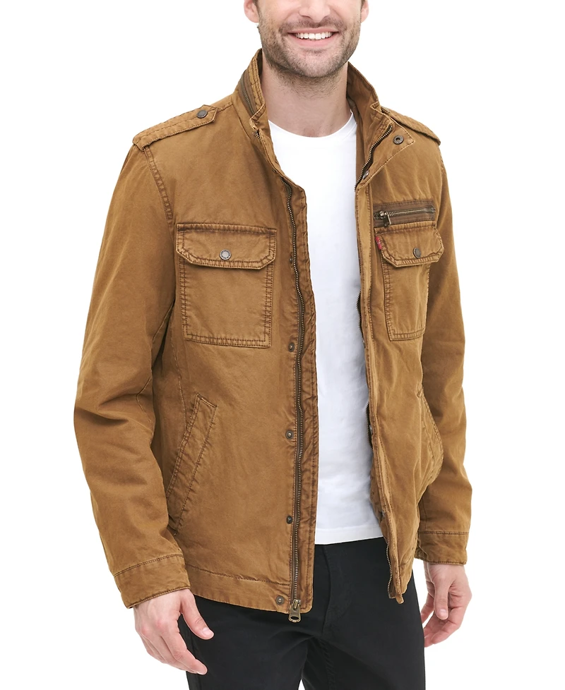 Levi's Men's Cotton Zip-Front Jacket