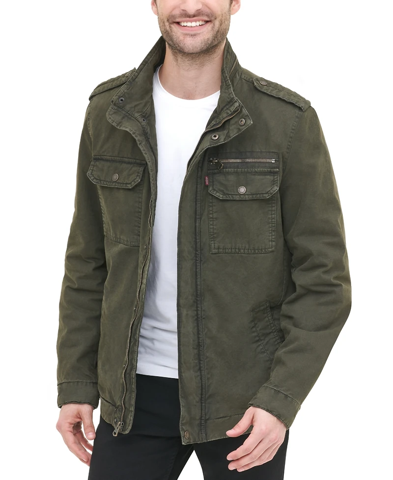 Levi's Men's Cotton Zip-Front Jacket