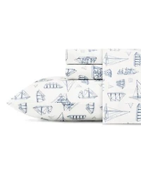 Nautica Whitewood Sail Cotton Percale Sheet Sets