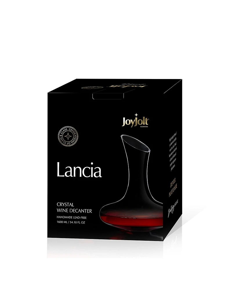 JoyJolt Lancia Crystal Wine Decanter