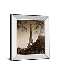 Classy Art An Afternoon Stroll-Pari by Maihara J. Mirror Framed Print Wall Art, 22" x 26"
