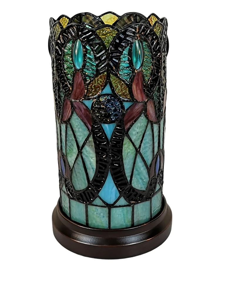 Amora Lighting Tiffany Style Floral Design Table Lamp