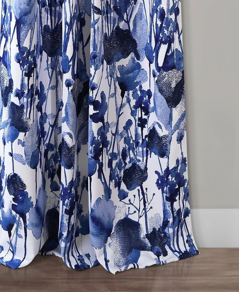 Zuri Floral 52" x 84" Curtain Set