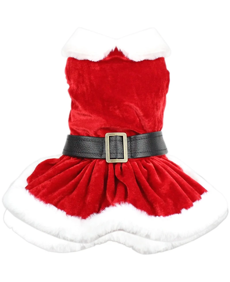 Parisian Pet Mrs Claus Winter Dress