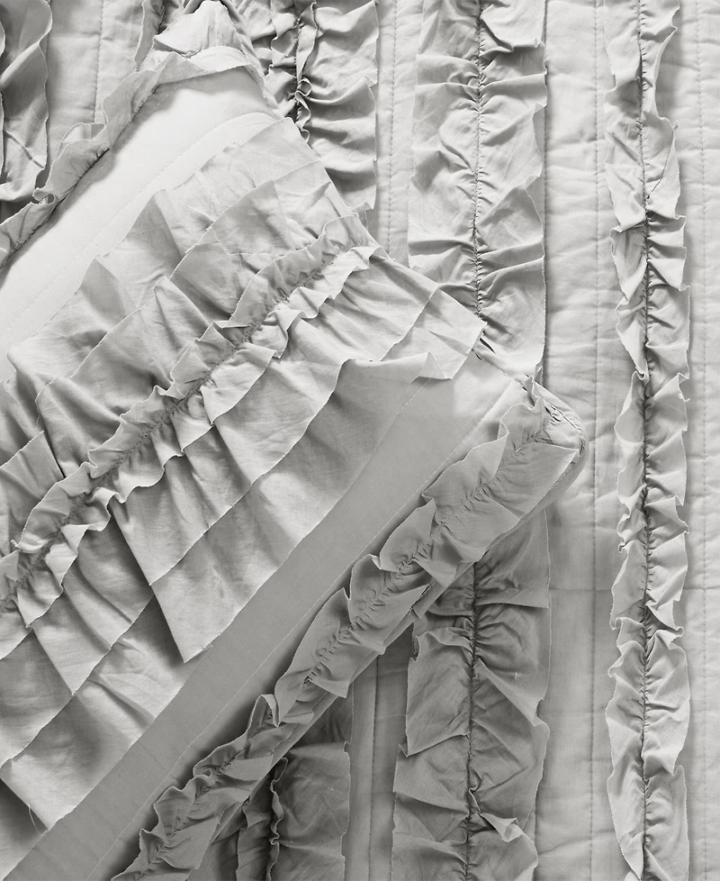 Lush Decor Belle Ruffle 3-Pc. Quilt Set, Full/Queen