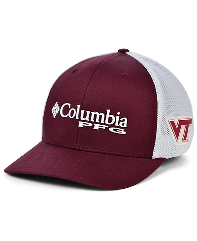 Columbia Virginia Tech Hokies Pfg Stretch Cap