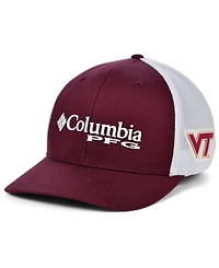 Columbia Virginia Tech Hokies Pfg Stretch Cap