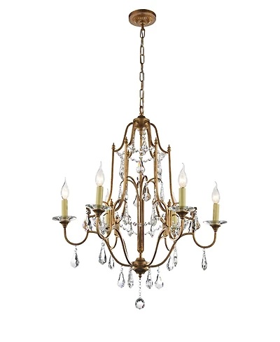 Cwi Lighting Electra 6 Light Chandelier
