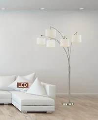 Artiva Usa Lucianna 83" 5-Arch Led Floor Lamp with Dimmer