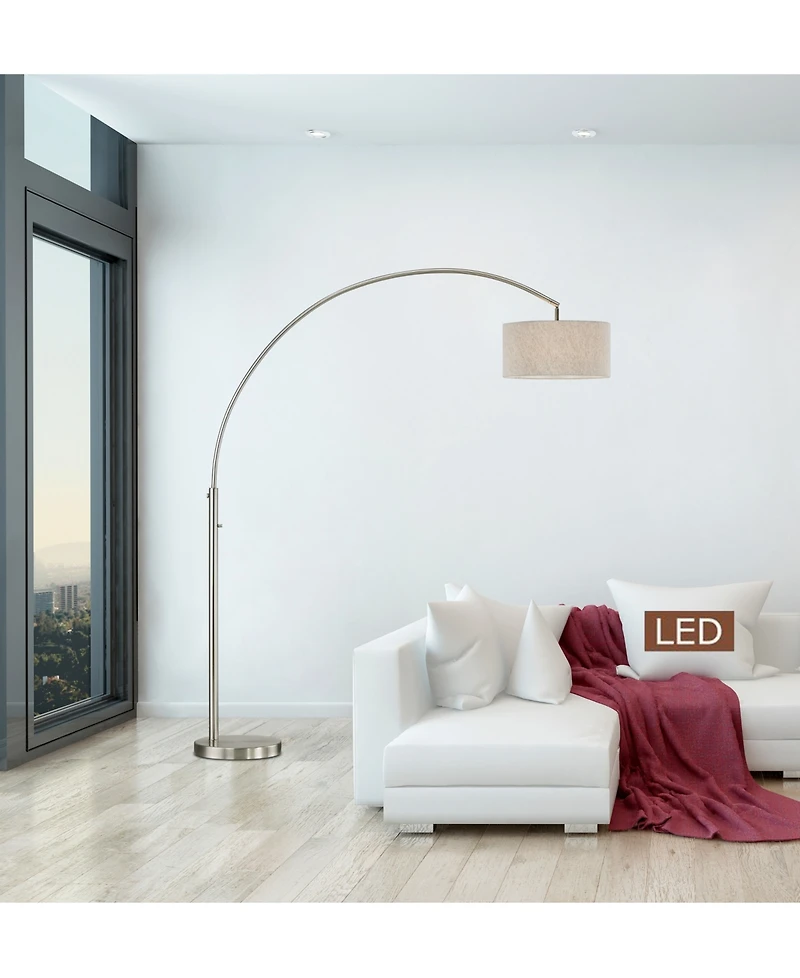 Artiva Usa Elena 80" Led Arch Floor Lamp with Dimmer Switch