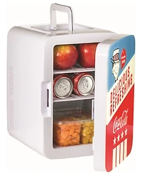 Cooluli Coca-Cola Americana-10L Compact Thermoelectric Cooler And Warmer Mini Fridge