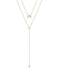 Ettika Dainty Layered Crescent Moon Necklace Set
