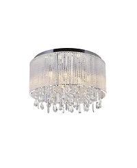 Cwi Lighting Benson 9 Light Flush Mount