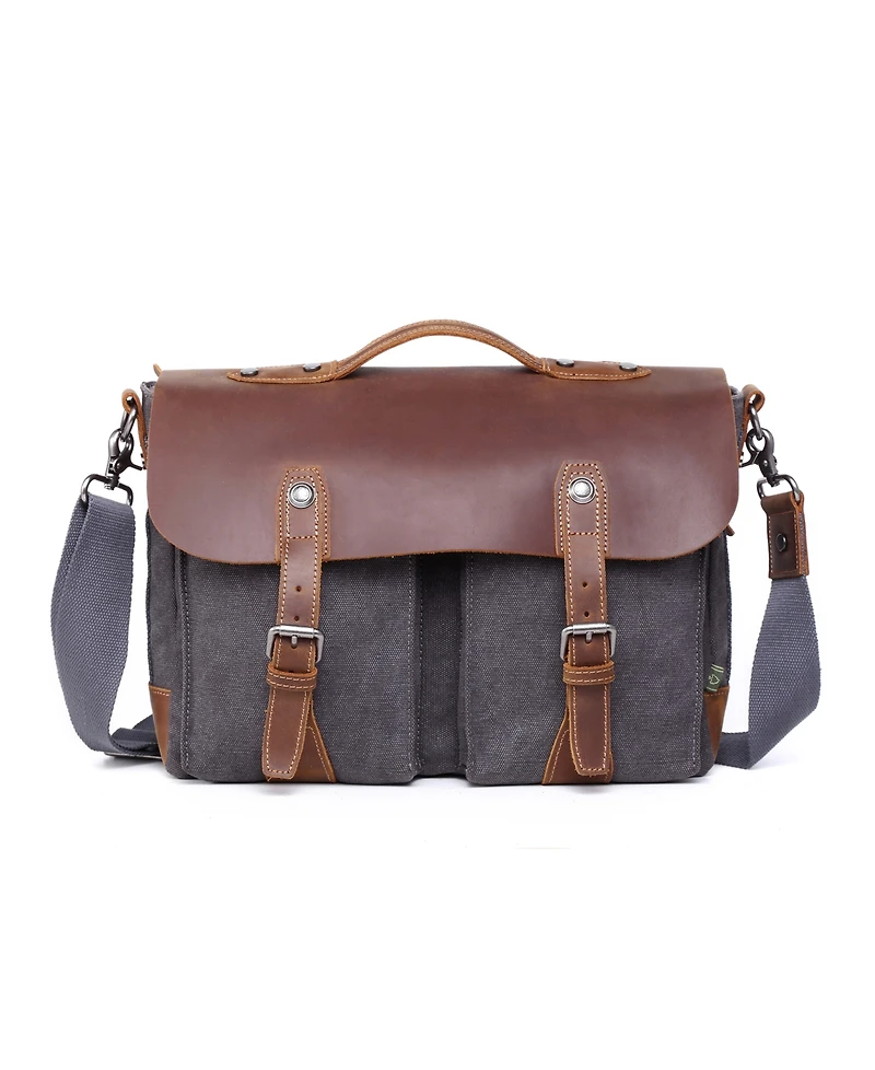 Tsd Brand Hudson Canvas Messenger Bag