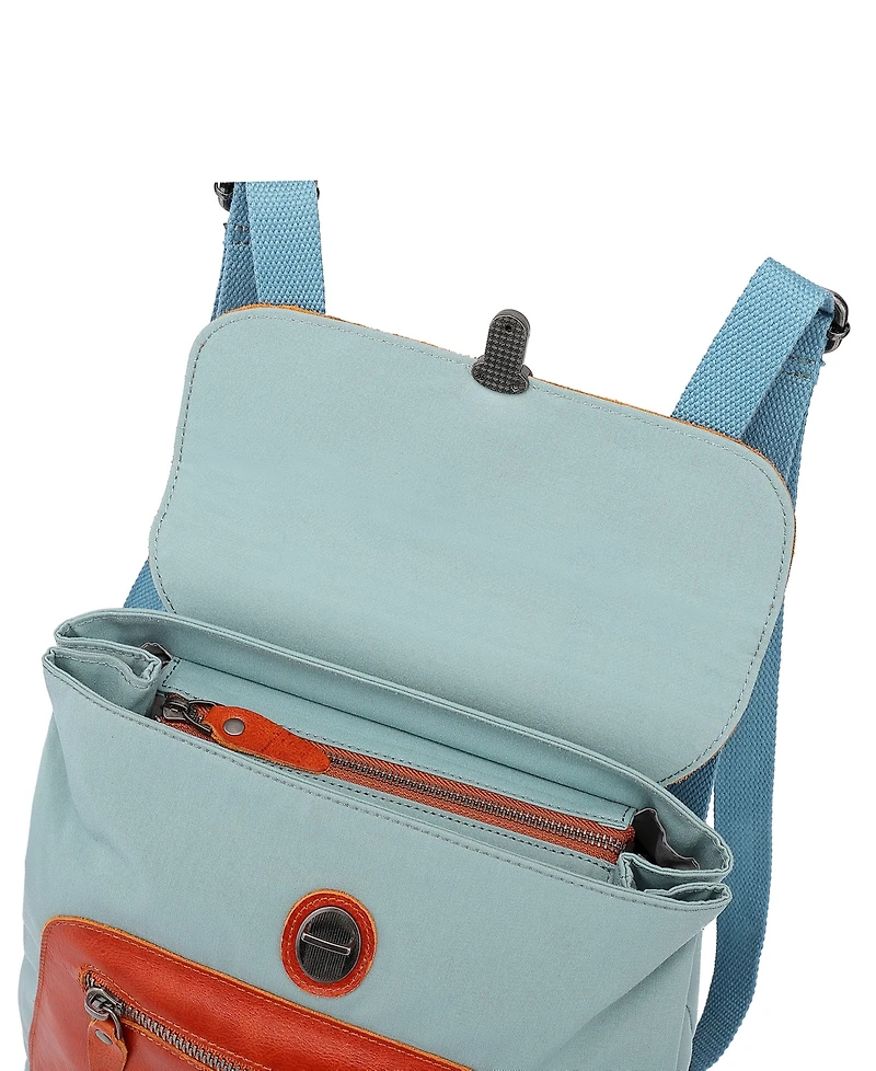 Tsd Brand Valley Trail Coated Canvas Backpack