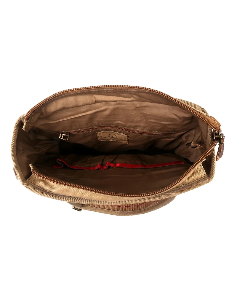 Tsd Brand Women's Turtle Ridge Canvas Tote Bag