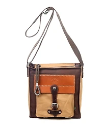 Tsd Brand Hidden Woods Canvas Crossbody Bag