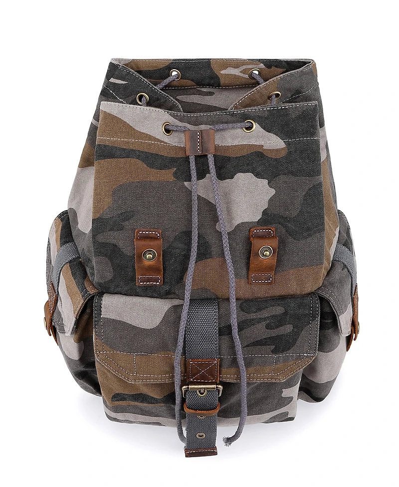Tsd Brand Camo Canvas Backpack