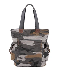 Tsd Brand Camo Canvas Tote Bag
