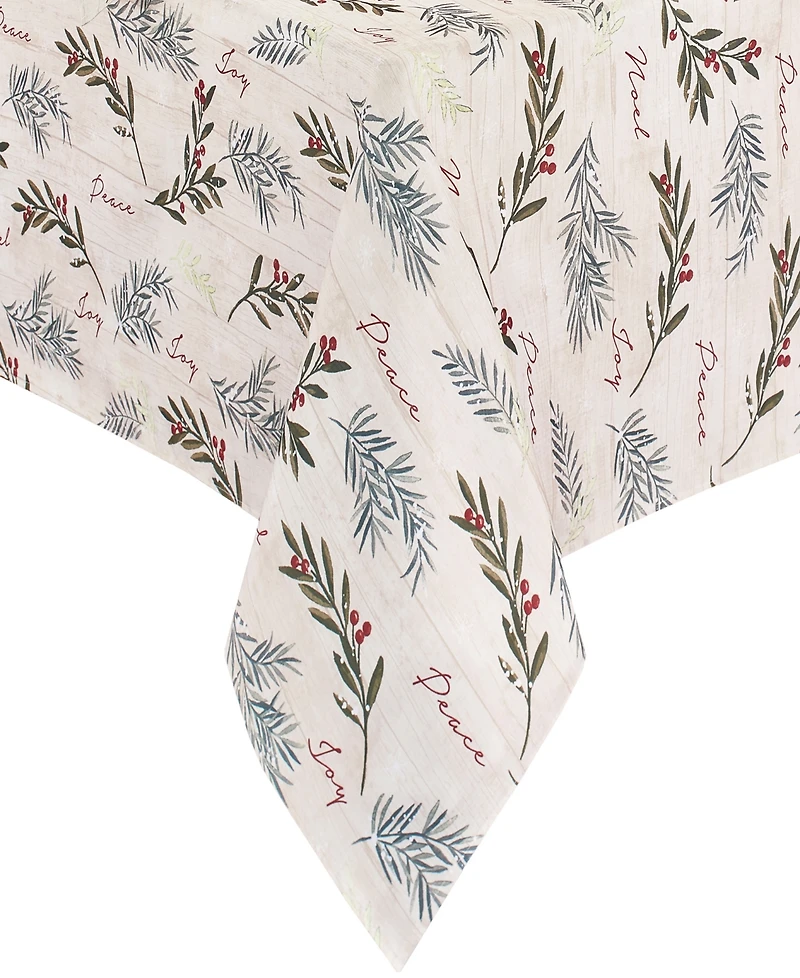 Elrene Holiday Tree Trimmings Tablecloth - 60" x 84" Rectangle