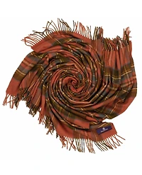 Prince of Scots Highland Tartan Tweed Merino Wool Throw, 55" x 72"