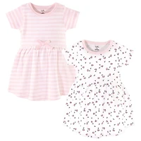 Touched by Nature Natural Cotton Dresses Featuring Both Short and Long Sleeves