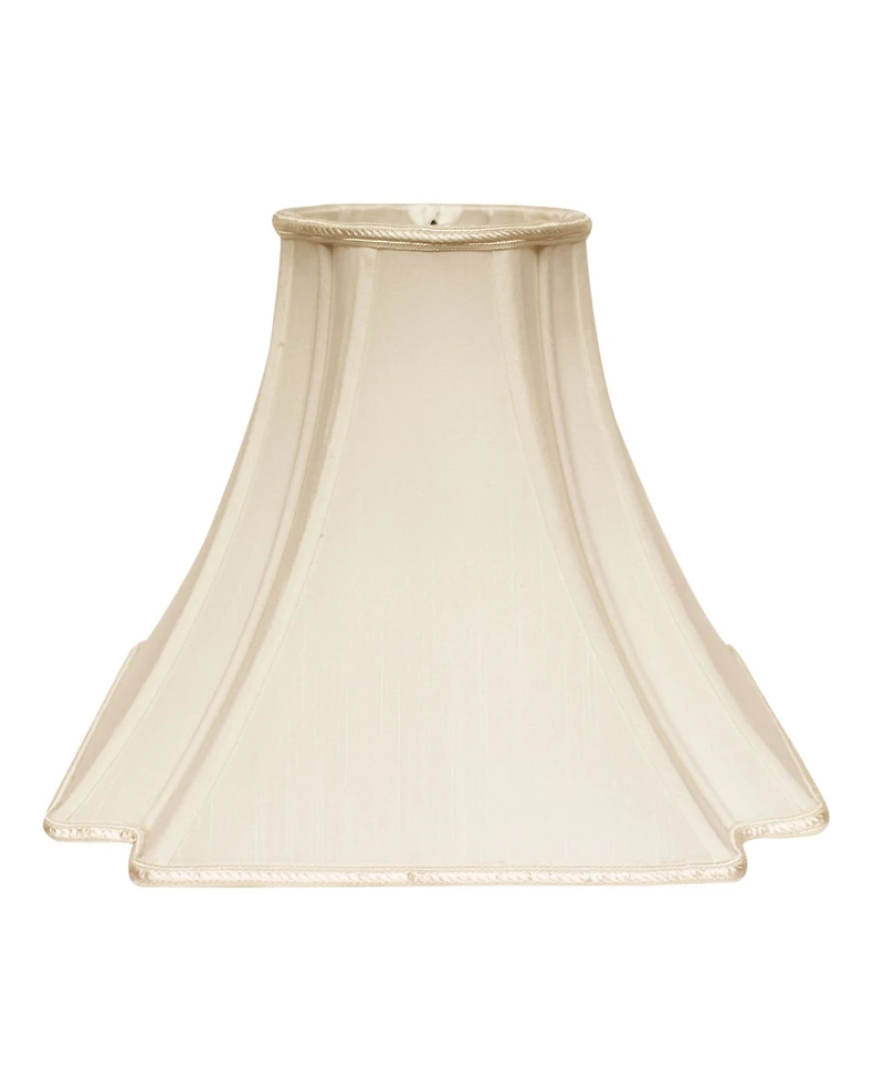 Cloth&Wire Slant V-Corner Square Softback Lampshade with Washer Fitter