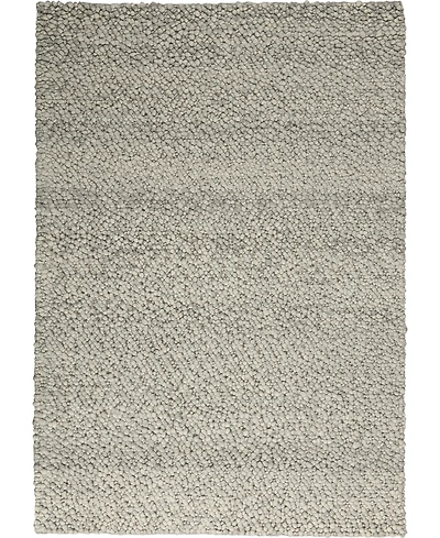 Calvin Klein CK940 Riverstone Gray and Ivory 4' x 6' Area Rug