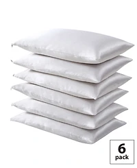 Fresh Ideas Satin Hair Keeper 6-Pack Pillow Protectors, Standard