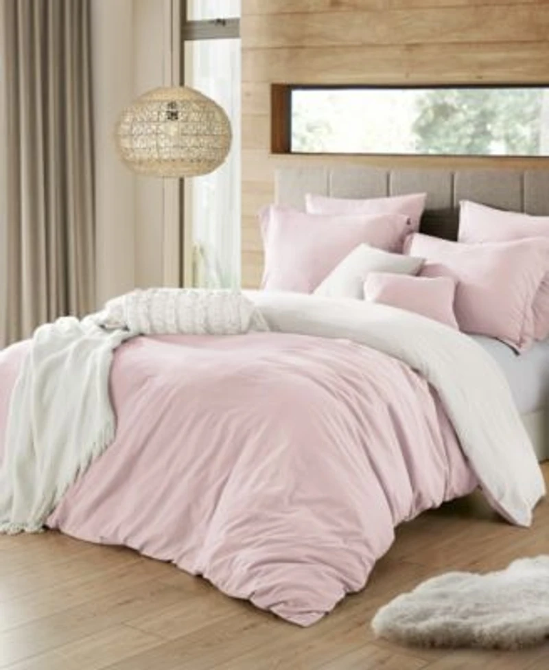 Cathay Home Inc. Ultra Soft Reversible Crinkle Duvet Cover Sets