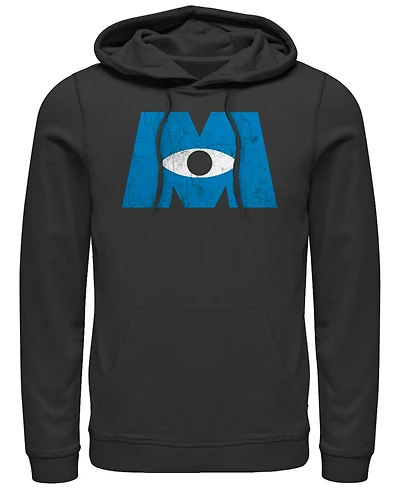 Disney Pixar Men's Monsters Inc. Eye Logo, Pullover Hoodie