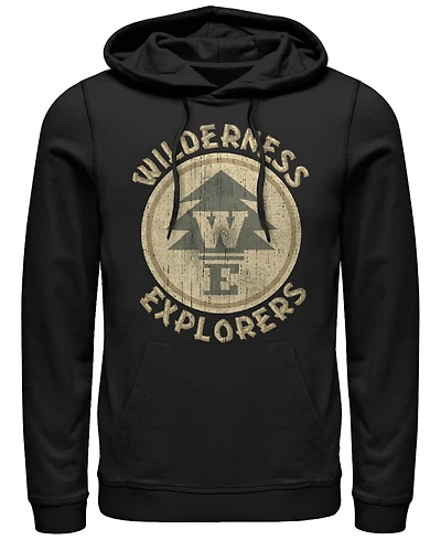 Disney Pixar Men's Up Wilderness Explorer Badge, Pullover Hoodie