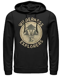 Disney Pixar Men's Up Wilderness Explorer Badge, Pullover Hoodie