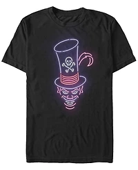 Disney Men's Princess and the Frog Neon Dr. Facilier, Short Sleeve T-Shirt