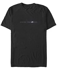 Marvel Men's Avengers Endgame Avenge the Fallen Text Logo, Short Sleeve T-shirt