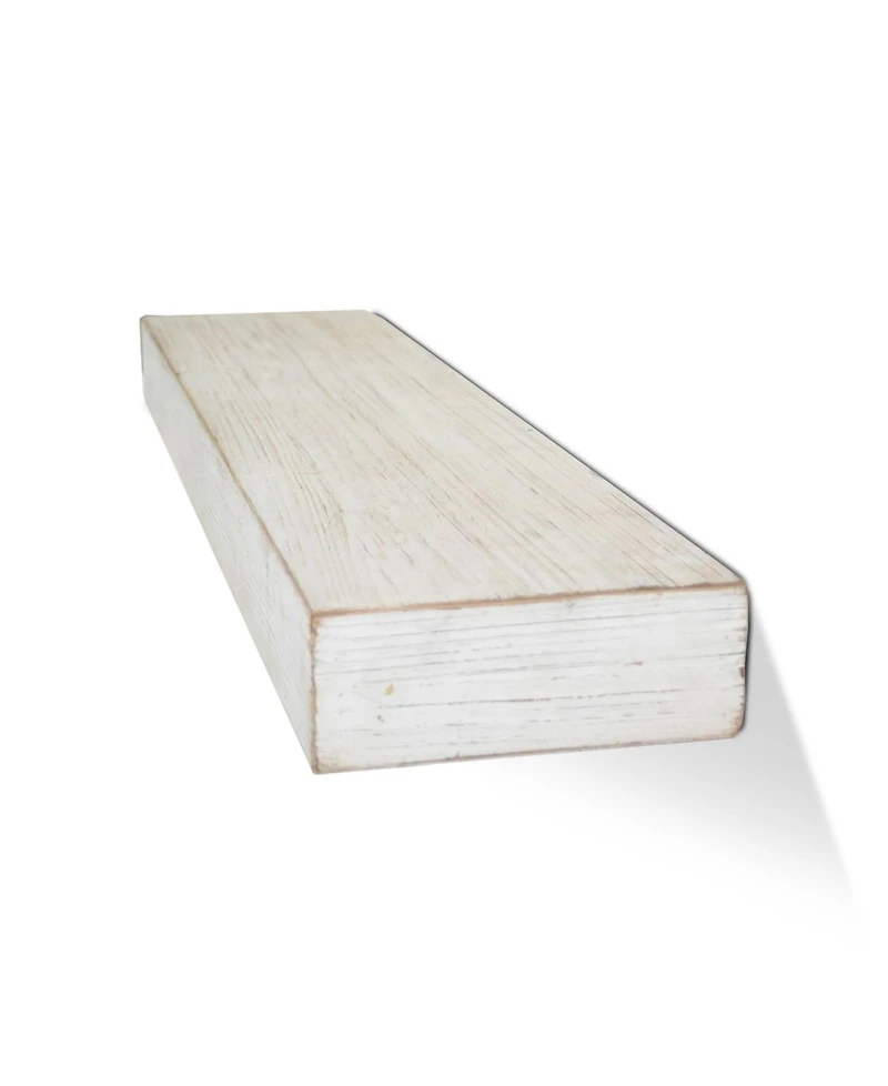 American Art Decor Wood Floating Wall Shelf