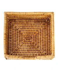 Artifacts Trading Company Artifacts Rattan Cocktail Napkin Holder with Cutout