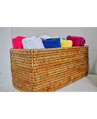 Artifacts Rattan Rectangular Basket