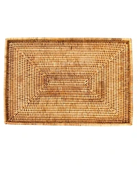 Artifacts Rattan Rectangular Flat Tray