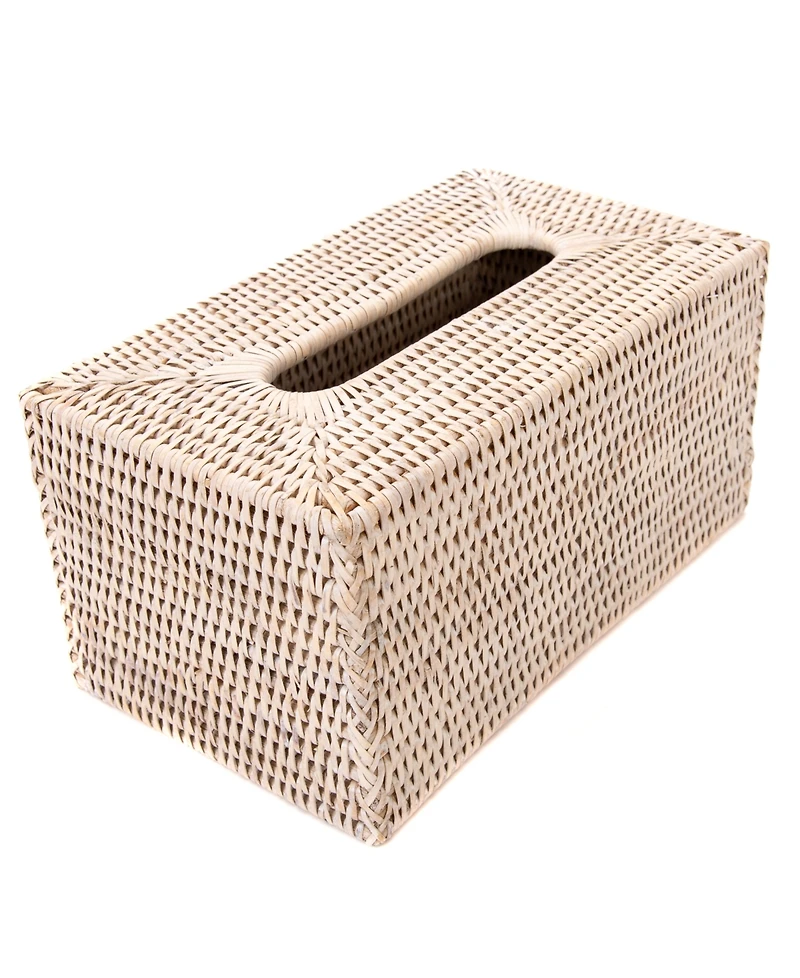 Artifacts Rattan Rectangular Tissue Box Cover