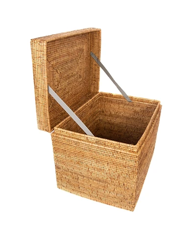 Artifacts Rattan Rectangular Hinged Chest