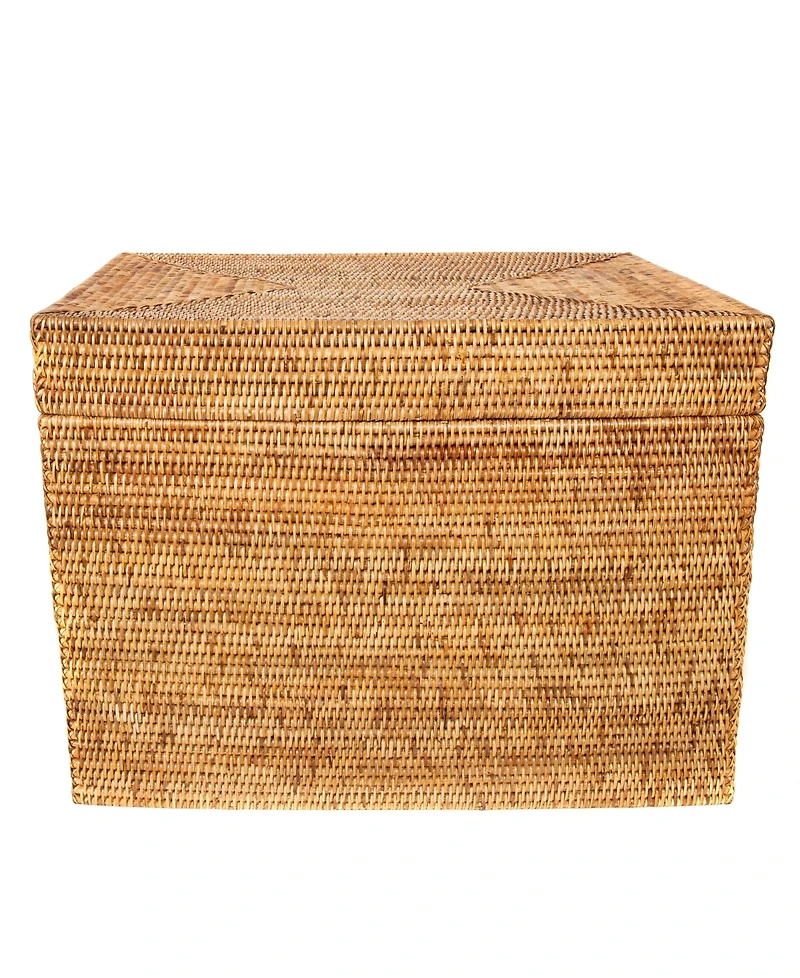 Artifacts Rattan Rectangular Hinged Chest