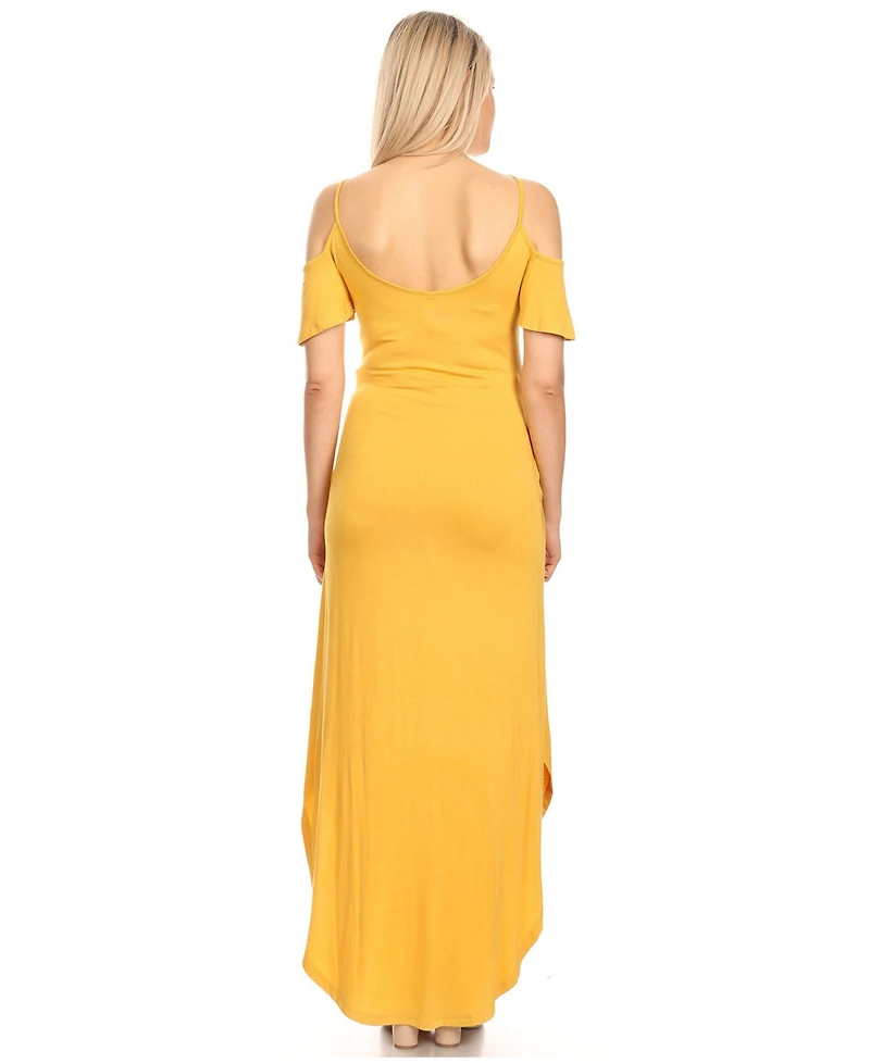 White Mark Maternity Lexi Maxi Dress