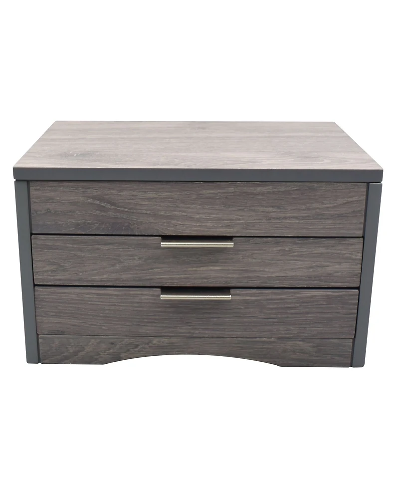 Pko Inc Distressed Wooden Jewelry Box