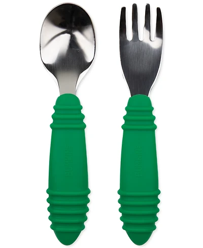 Bumkins Little Boys and Little Girls Spoon & Fork Set