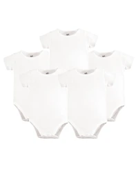 Touched by Nature Baby Boys Organic Cotton Bodysuits 5pk